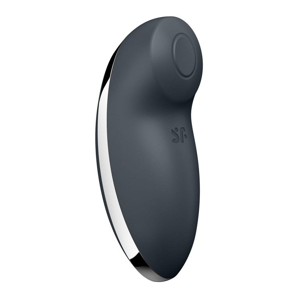 Вібростимулятор-пульсатор Satisfyer Tap & Climax 2 Grey, ефект постукування пальцем Sex Aura Київ - фото 4