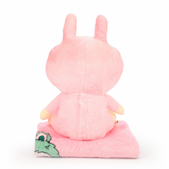 М'яка іграшка-плед, подушка 3 в 1 Лабубу 50 см Рожевий ТМ COLORFUL HOME LAB2P Київ