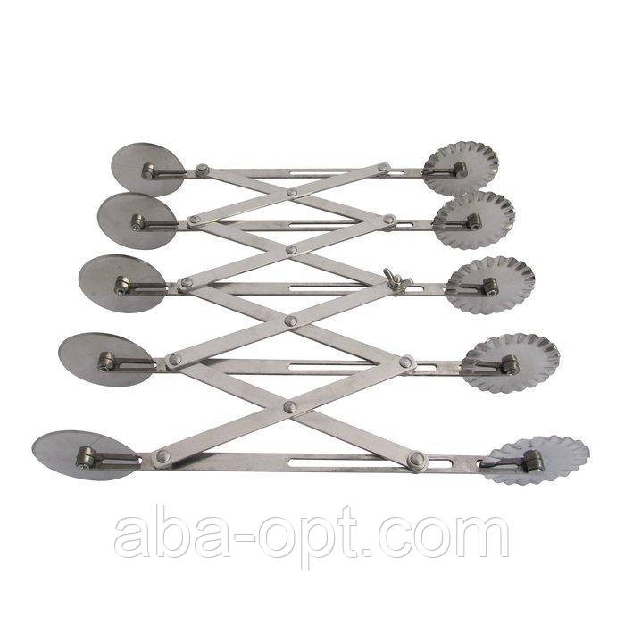 Тісторізка професійна двостороння з 5 рефленими \ гладкими лезами (шт) Одеса - фото 1