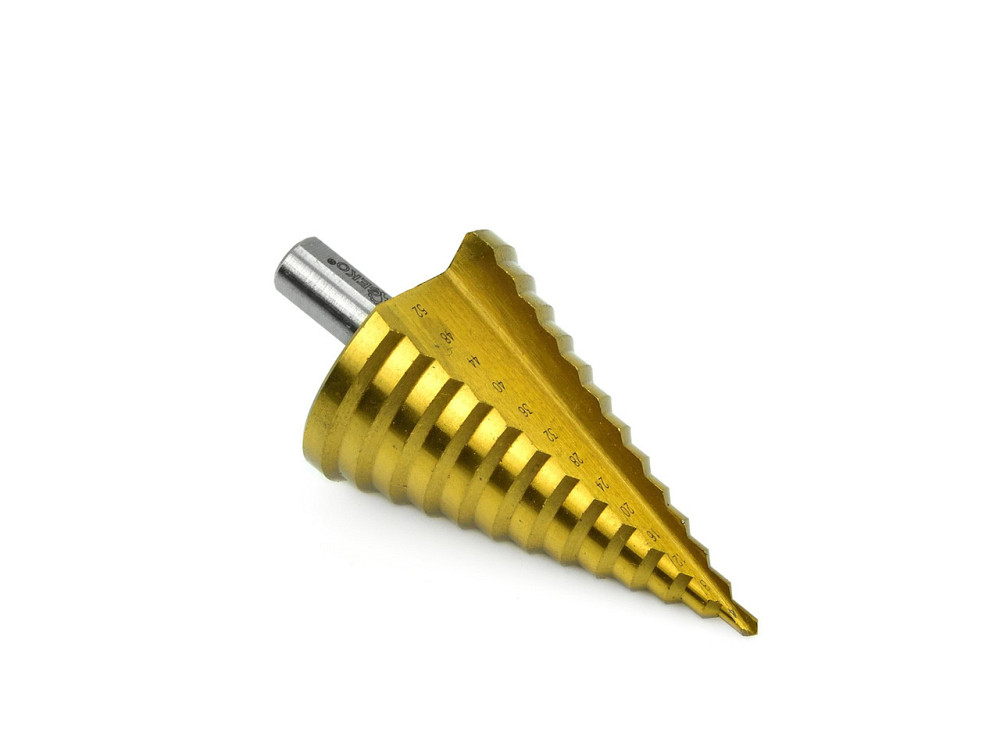 Свердло металу ступеневе "GEKO" HSS-tyt  4,0-52,0 / 4мм (4, 8, 12, 16, 20, 24, 28, 32, 36, 40, 44, 48, 52мм) Киев - изображение 1