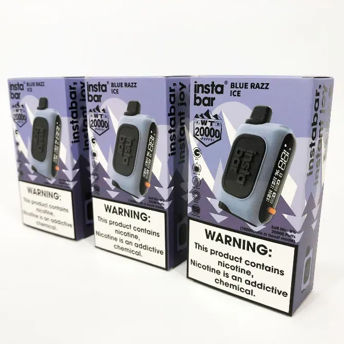 • Синя малина з льодом • Сигарета InstaBar WT 20000 тяг Київ - фото 2