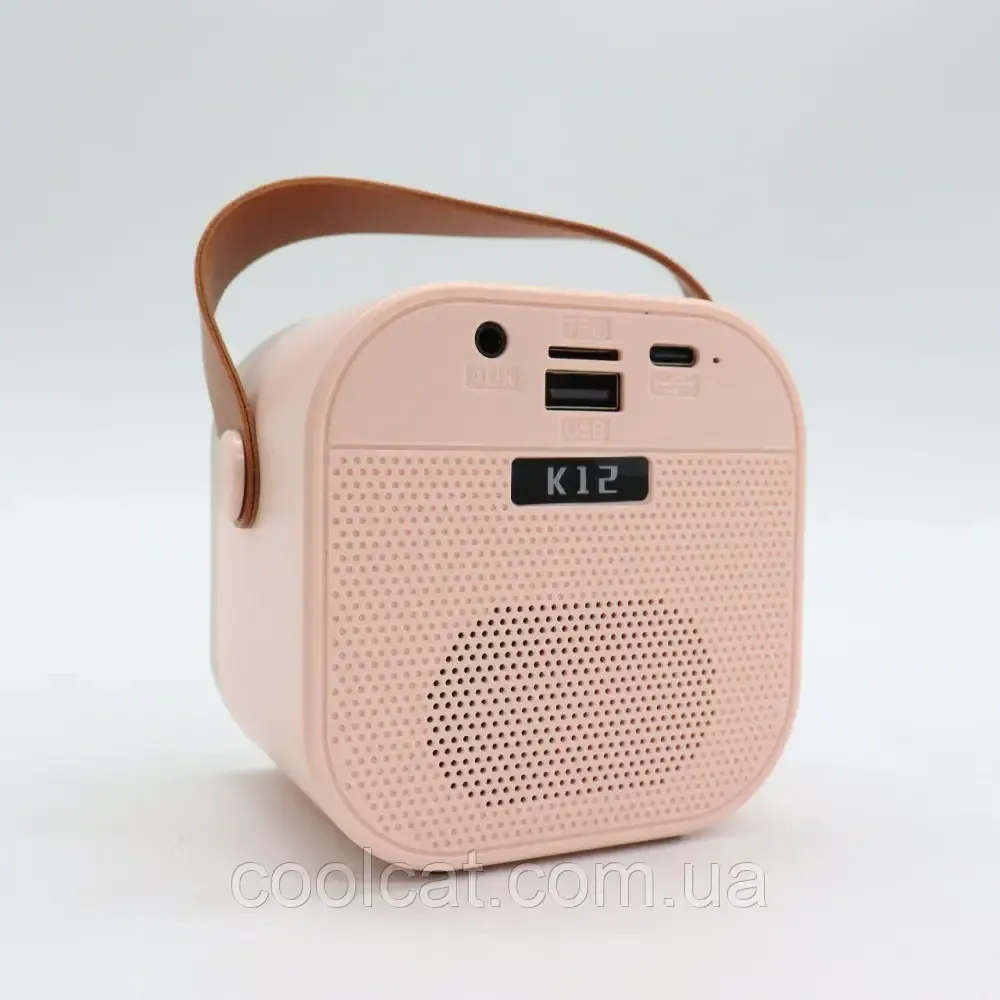 Караоке з 2 мікрофонами К12 + Подарунок Навушники з вушками VZV-23M / Портативна колонка RGB / Дитяче караоке Київ - фото 5