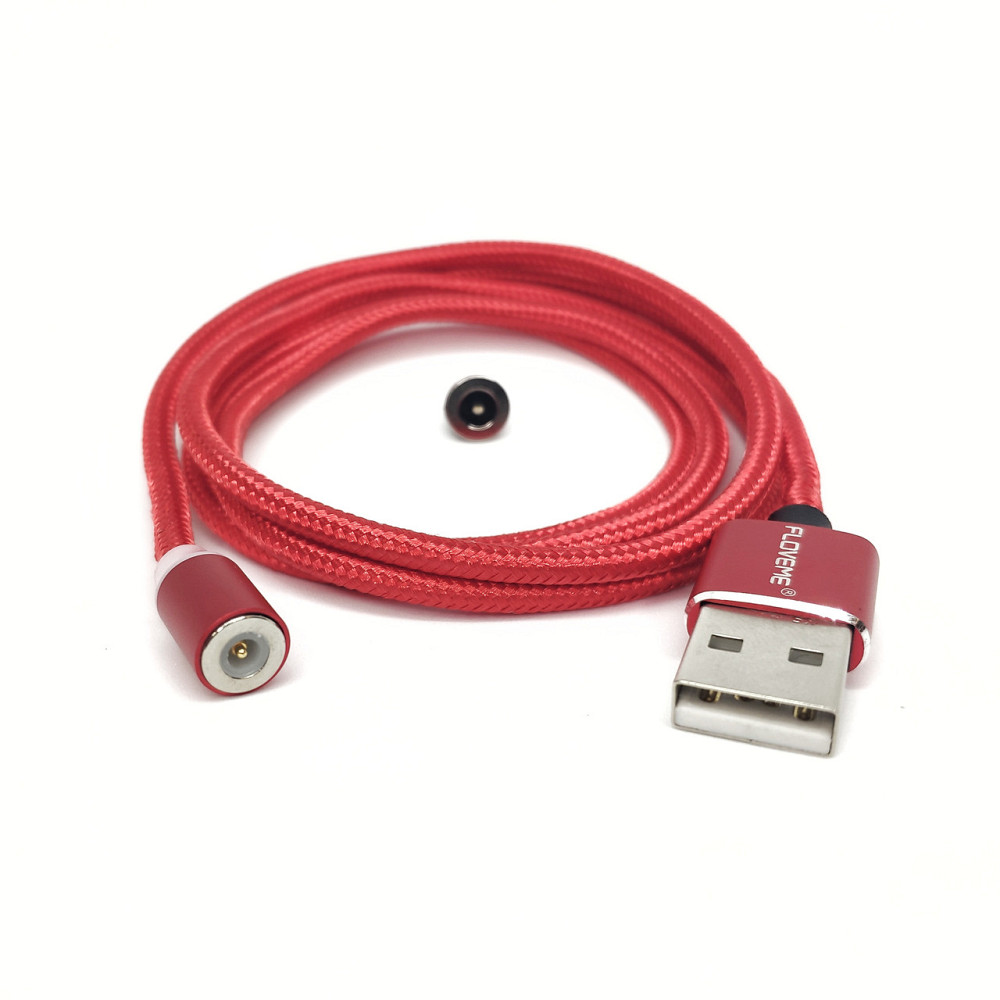 Магнітний MicroUsb кабель Floveme 1 м Red Київ - фото 6