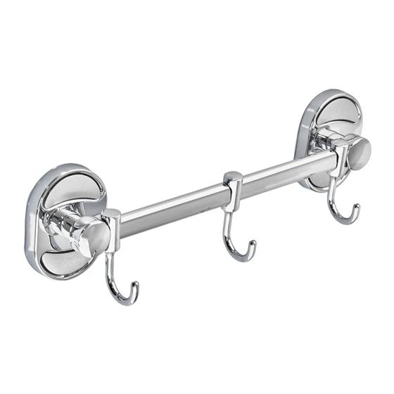 Планка с тремя подвижными крючками Zerix AFB-0115-3 (ZX5051) для крепления Харьков