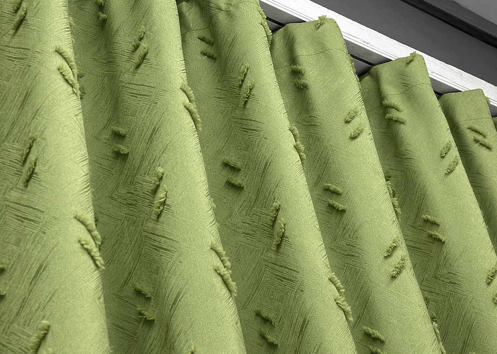 Шторная ткань Лен Букле цвет оливковий 1889ш Киев - изображение 5
