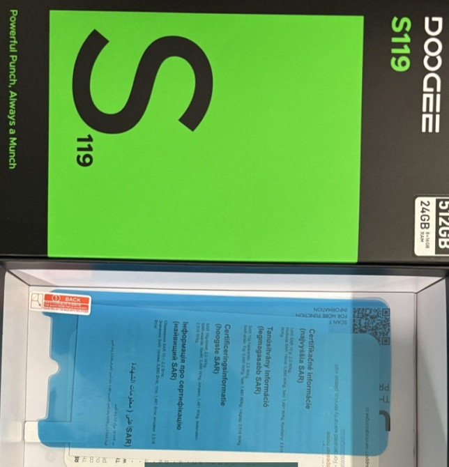 Телевізор Doogee S119 8/512Gb. АКБ 10200mAh. Black.Android 14 Київ - фото 2