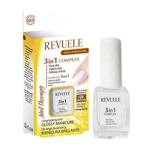 Комплекс 3 в 1 NAIL THERAPY Revuele 10 мл Киев