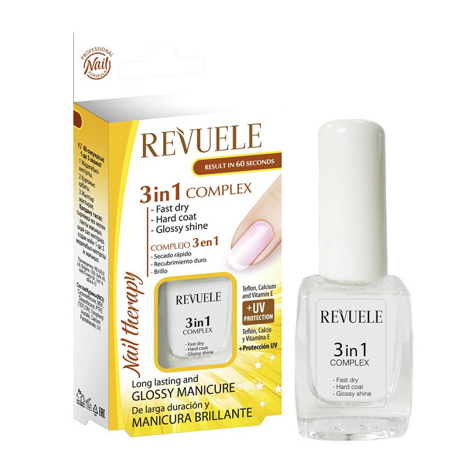 Комплекс 3 в 1 NAIL THERAPY Revuele 10 мл Киев - изображение 1
