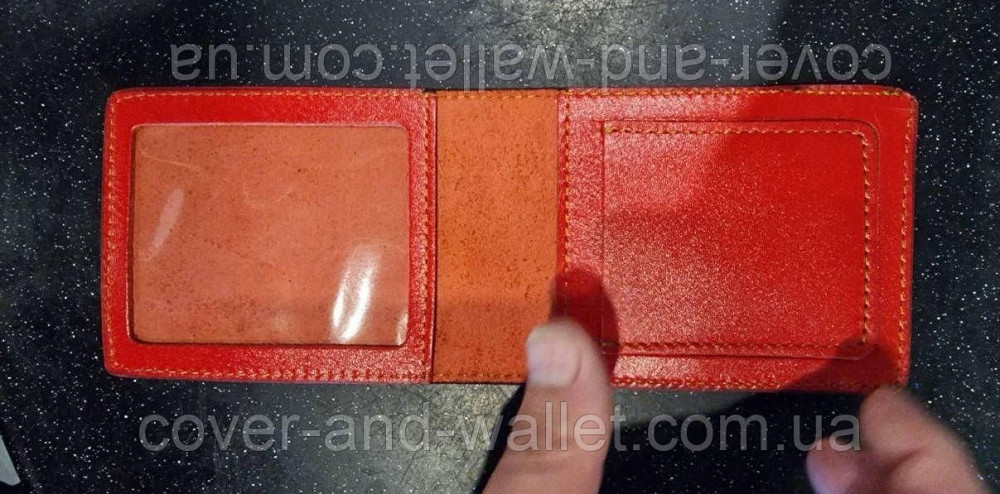 Обкладинка на посвідчення "Ветеран Військової Служби" з кишенею червоного кольору Київ - фото 5