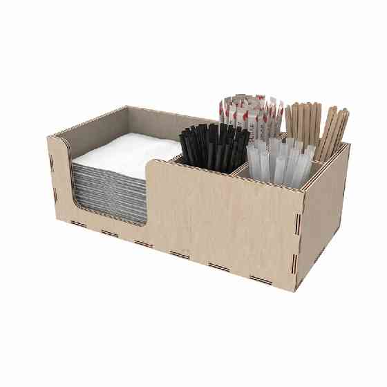 Барний органайзер EKOSTAR дерев'яний 130х260х90 Київ