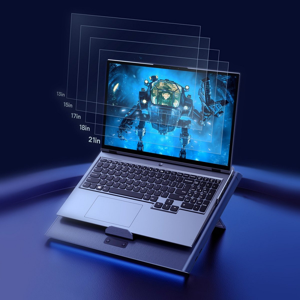 Підставка для ноутбука до 21" Baseus ThermoCool Heat-Dissipating Laptop Stand LUWK000013 (Cіра) Николаев - изображение 5
