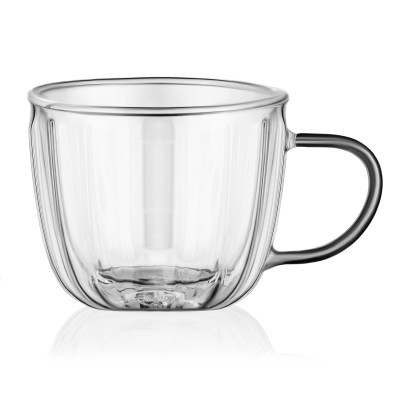 Набор чашек Ardesto 350мл, 2шт, боросилікатне скло, прозорий (AR2635BWN) Винница - изображение 1