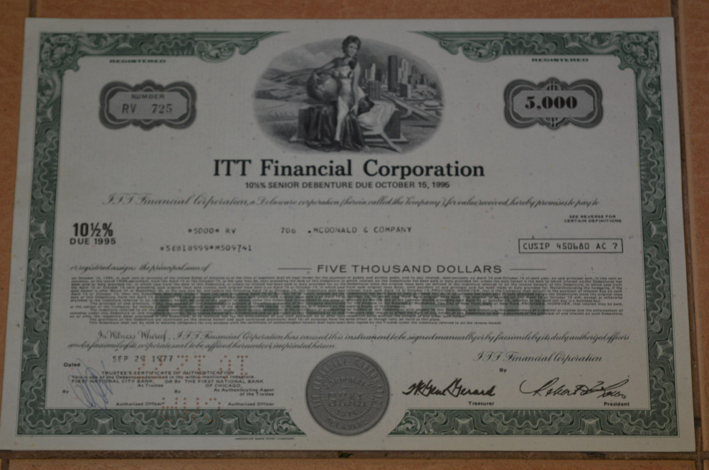 Акция. США. 1977 год №725 (Б-1) Полтава - изображение 1