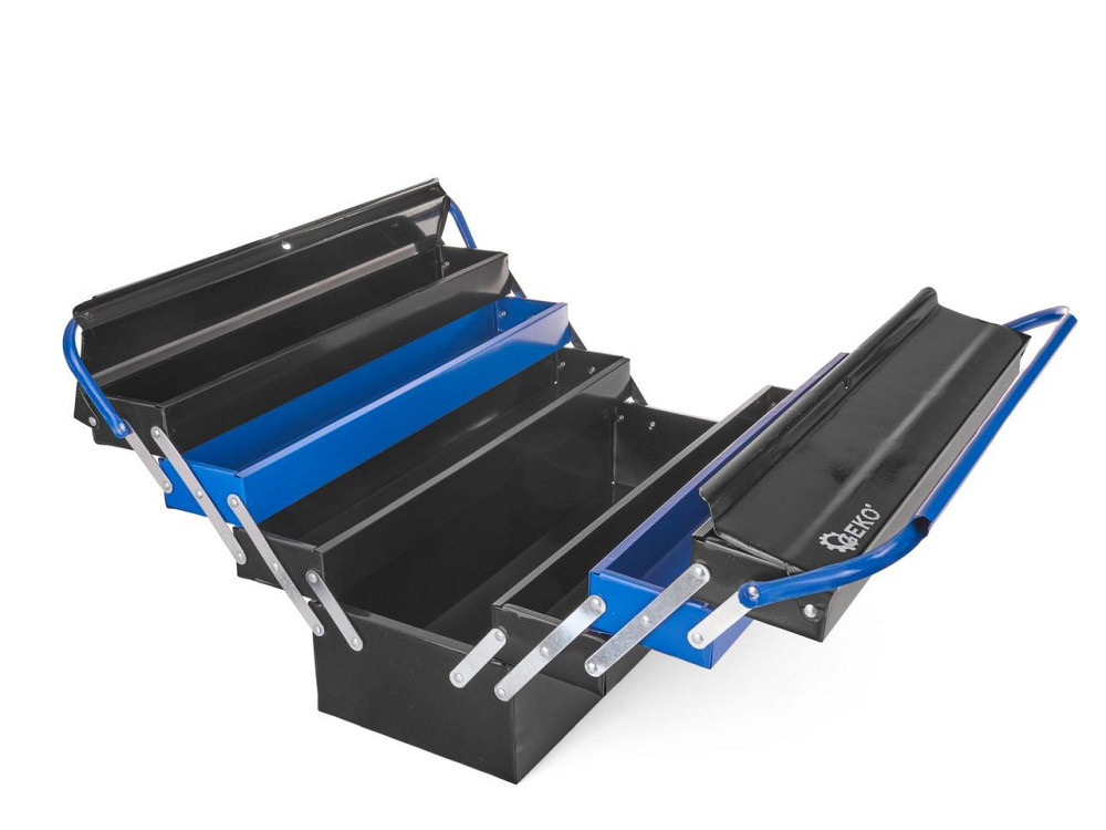 Валіза для інструменту "GeKo" металева на 7 секцій Київ - фото 1