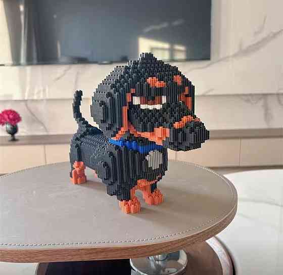 Конструктор Magic Blocks — Хаскі 3580  Такса .Пес Патрон 6400  деталей | 3D фігурки тварин Київ