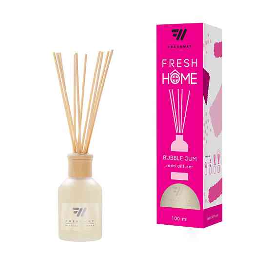 Аромадифузор для дому "FreshHome" Bubble Gum (Жувальна гумка) 100мл FreshWay Київ