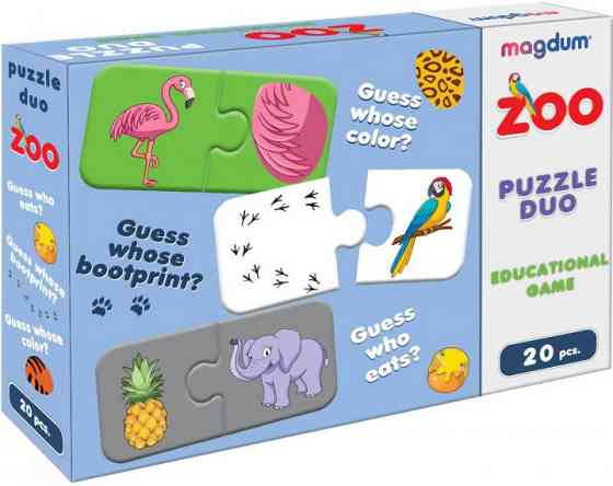 Игра настольная развивающая Парочки Зоопарк ME5032-11 EN Винница