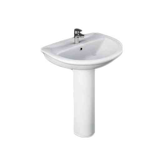 Раковина та ніжка RAK Ceramics Karla 60.5x83.5x48.5см (RAK0011) Білий Вінниця