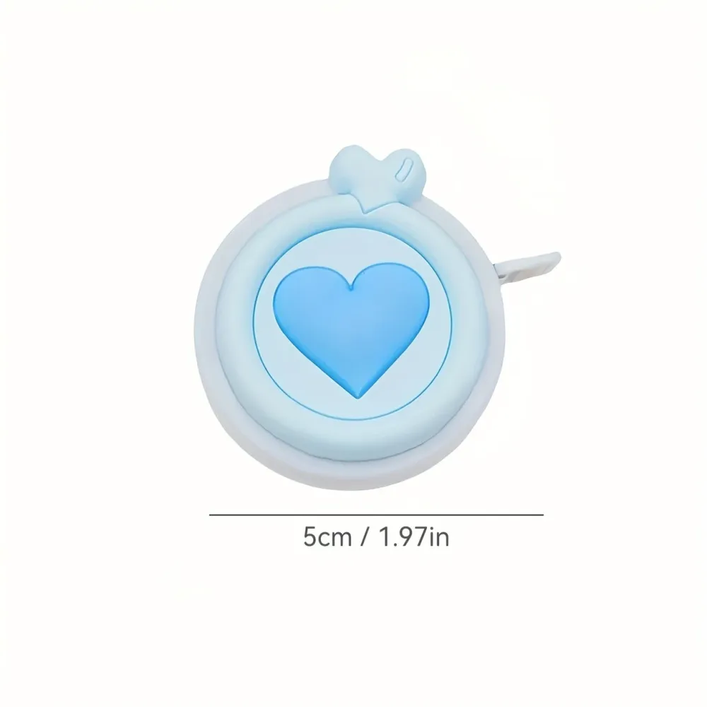 Сантиметр рулетка в форме сердца 150 см – желтая, портативная измерительная лента с двойной шкалой. Киев - изображение 2