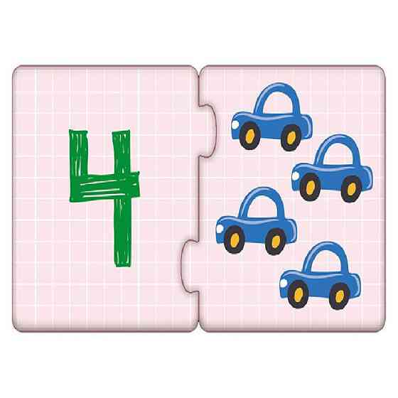 Дитячі пазли-половинки "Вивчаємо цифри" 1214011 укр. мовою Вінниця