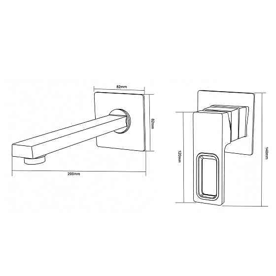 Змішувач для умивальника Globus Lux PIANO GLPN-204-SMART Тернопіль