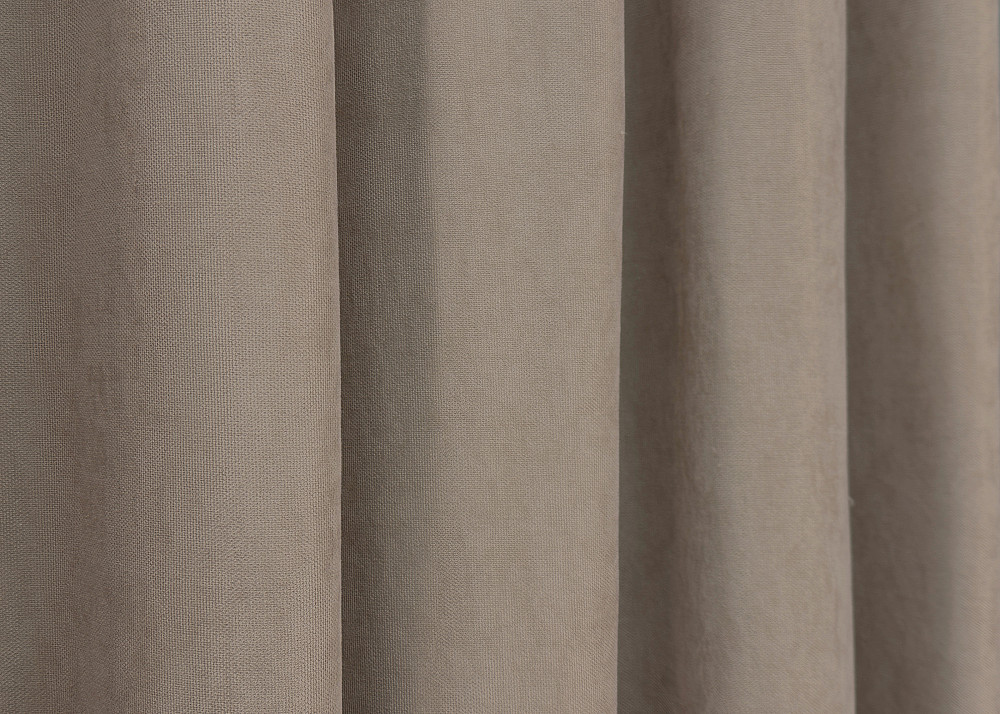 Комплект коротких штор VR-Textil Микровелюр Petek № 1487ш Какао 130х170 см 2 шт (35-0276) Киев - изображение 7