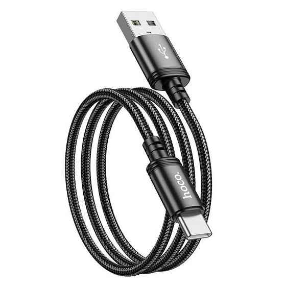 Кабель HOCO X89 Wind charging data cable Type-C Black Київ