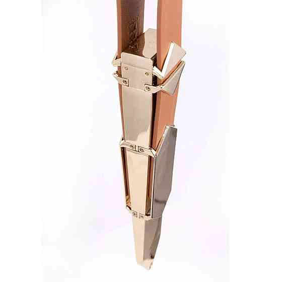 Регульована шлепалка LOCKINK Adjustable Slapper for Impact Play — Brown Sex Aura Київ