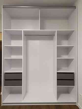 Шафа-купе двохдверна Doros G-Caiser 180х60х240 см Білий/2 Дзеркала (DRS-011012) Дніпро