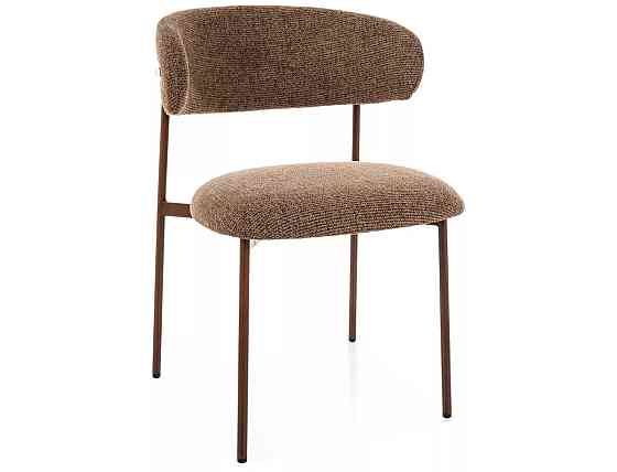 Стілець ELTON D NOELLE горіх метал/капучино 45 Днепр