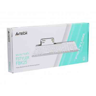 Клавіатура A4Tech FBK25 Wireless White (4711421961578) Вінниця