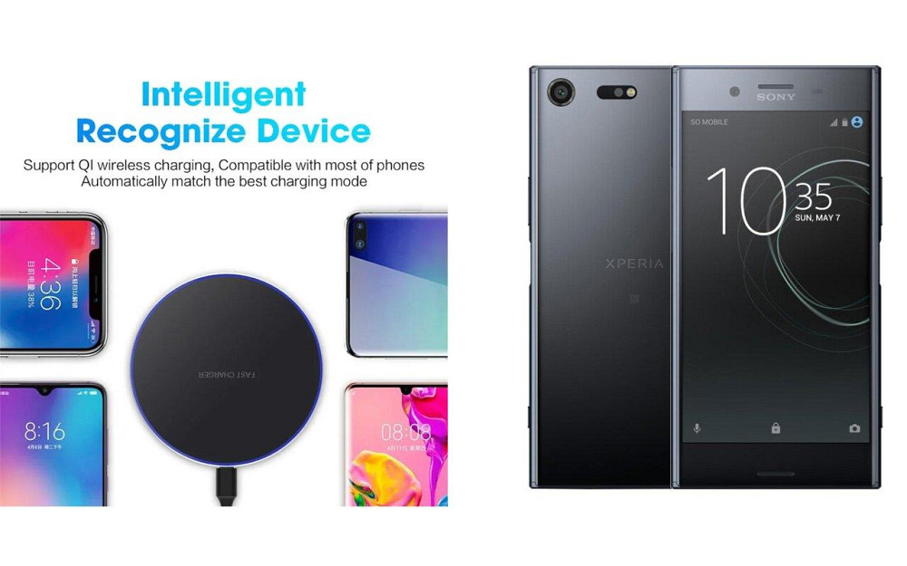 Бездротовий зарядний пристрій Copper до 30W для Oppo Find X3 Pro, USB-C, LED Київ - фото 4