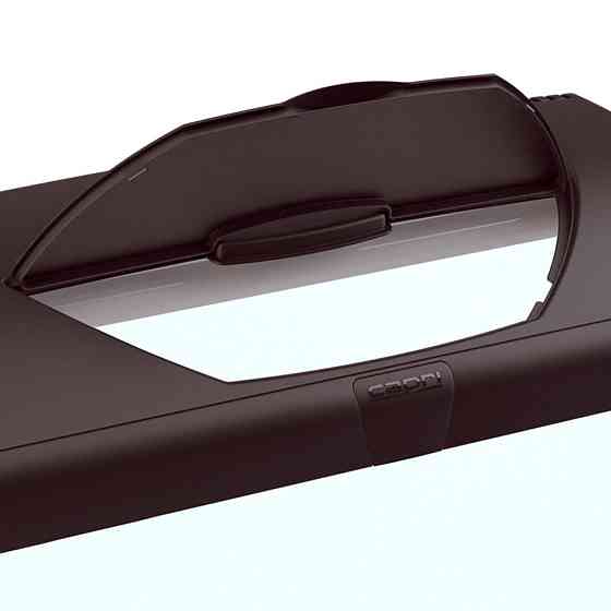 Скляний акваріум зі світлодіодною лампою на 60 літрів Ferplast Capri 60 LED (Ферпласт Капрі 60 ЛЕД) Чорний Запоріжжя