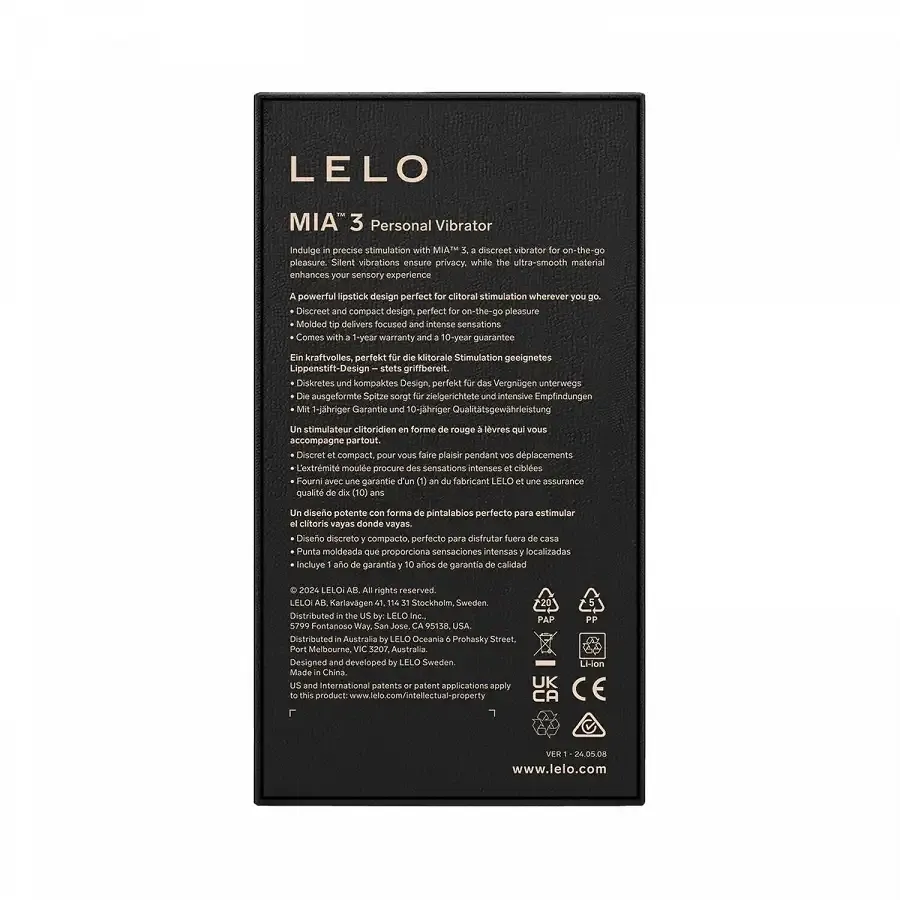 Шикарна віброкуля LELO Mia 3 Deep Rose Львів - фото 10