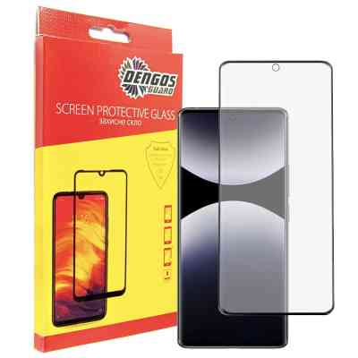 Стекло защитное Dengos Full Glue Xiaomi Redmi Note 14 Pro (black) (TGFG-382) Винница