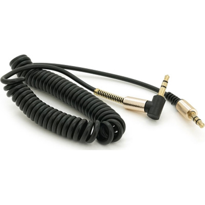 Кабель мультимедийный 3.5mm M to 3.5mm M 1.5m 90° corner black Voltronic (YT-AUXSGJ(M)/(M)-1.5-B) Винница - изображение 2