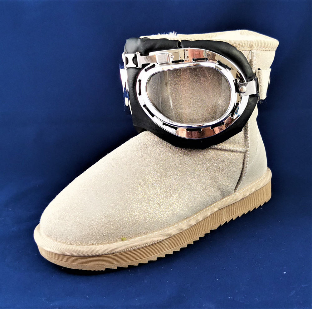 Зимові жіночі Уги Бежеві Чоботи на Хуху Теплі (розміри: 36,37) — 29 Дніпро - фото 8