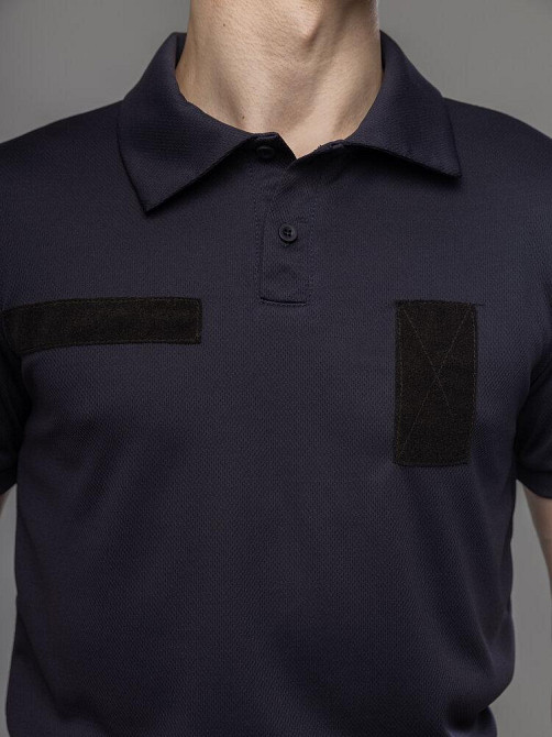 Мілітарі футболка кулмакс темно-синя весна/літо чоловіча Pobedov Recon Київ - фото 2