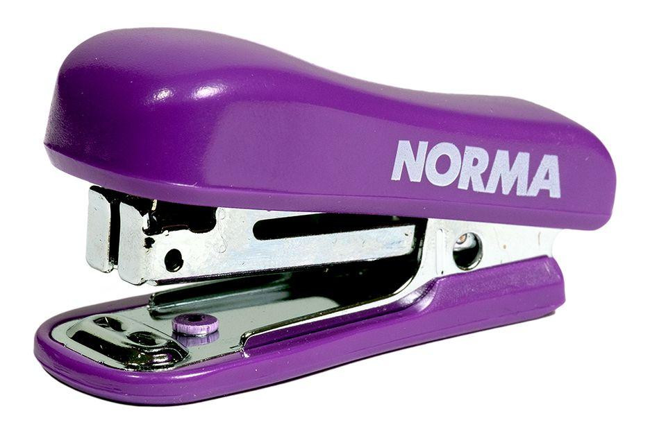 Степлер 10/4  "Norma" 4051 (8арк.) 27мм фіолетовий, шт Київ - фото 1