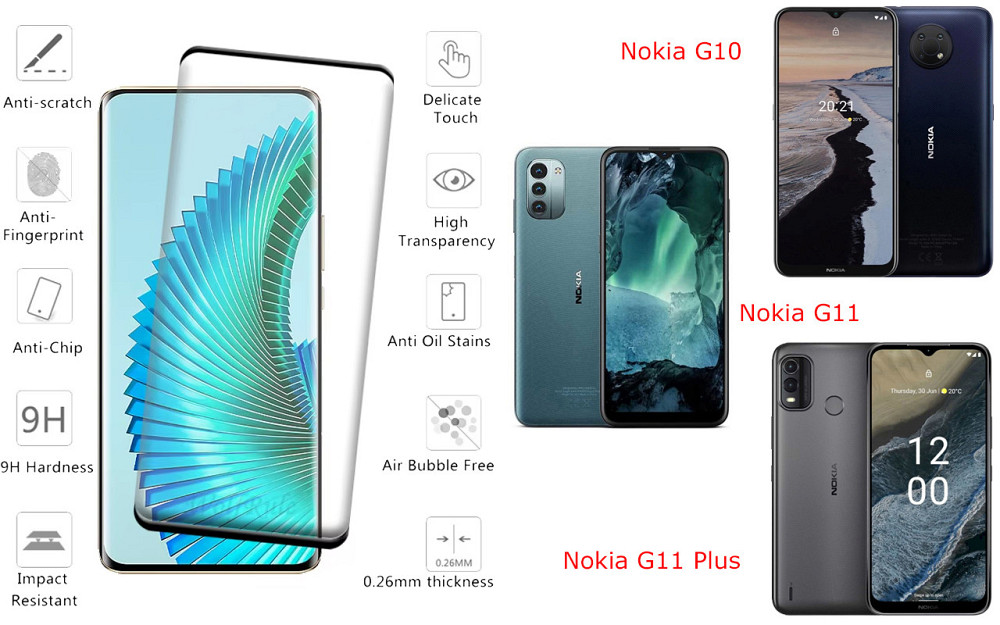 Захисне скло HyperGlass Pro для Nokia G10, Nokia G11, Nokia G11 Plus – максимальна чутливість та захист Київ - фото 2