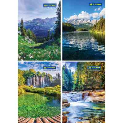 Канцелярська книга Buromax А4, 96 арк., клітинка, тверда ламін.обкл (BM.2430) Вінниця