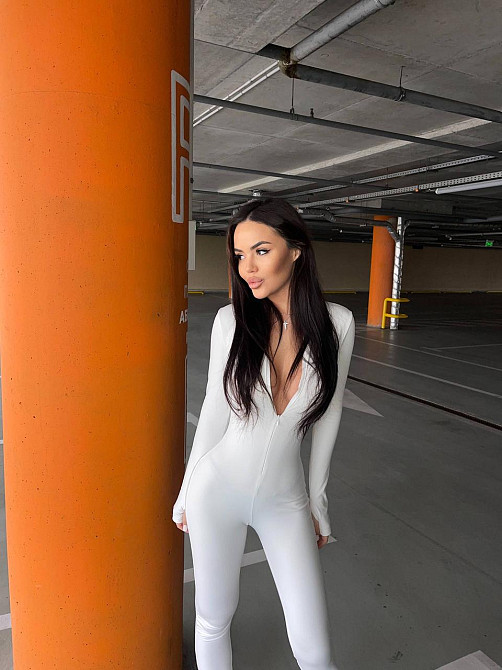 Женский утепленный облегающий комбинезон термо на флисе Молочный, 46/48 Одесса - изображение 4