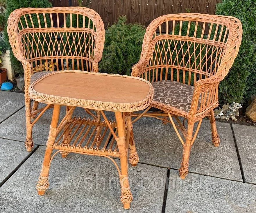 Плетені меблі з лози Київ - фото 2
