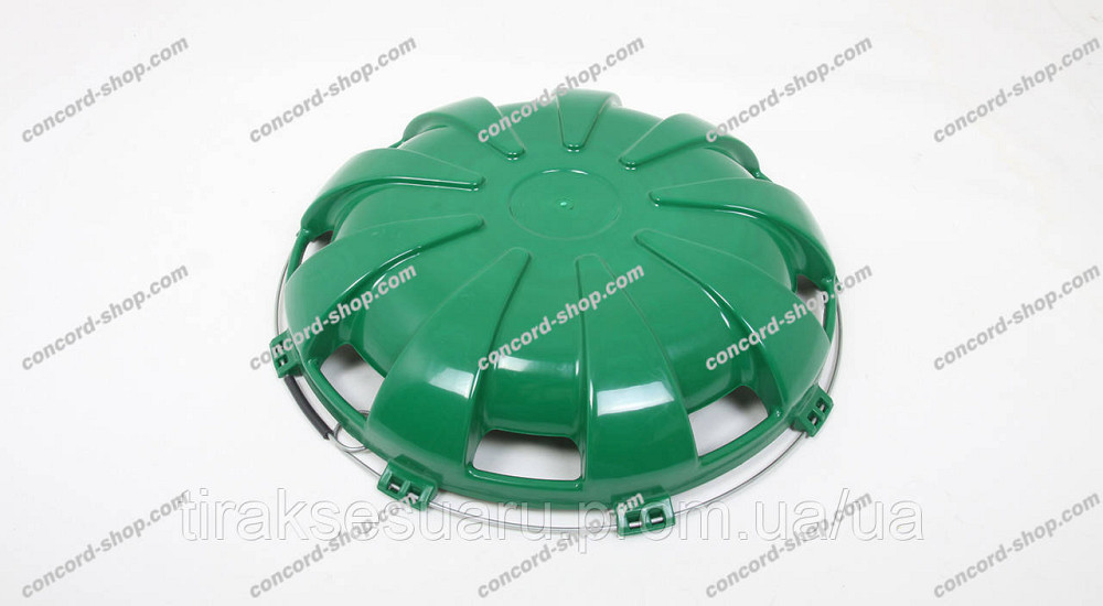 Колпак колеса передній 22.5 унів. зелений пластик Колпак колеса передній зелений 22.5 (пластик) Луцьк - фото 1