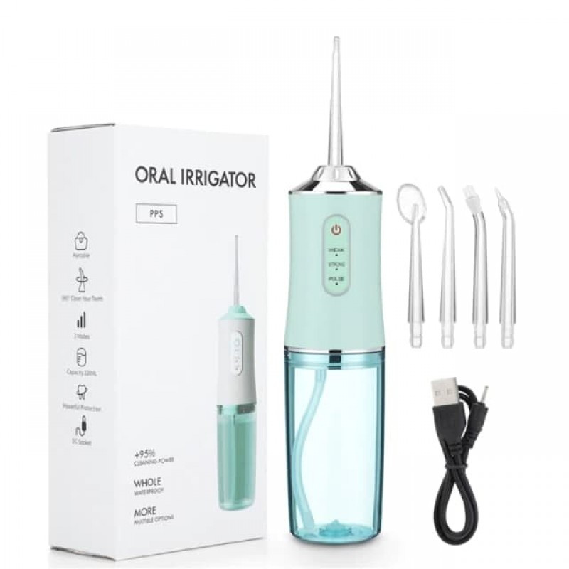 Іригатор ORAL IRRIGATOR з насадками, регулюванням тиску та зручністю для щоденної гігієни зубів Одеса - фото 3
