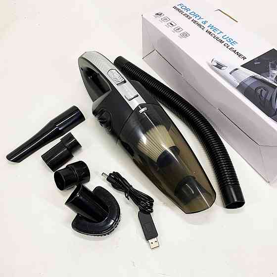 Пылесос для очистки автомобиля, Мощный ручной пылесос с контейнером Автомобильный безпроводной DO-15 Ивано-Франковск