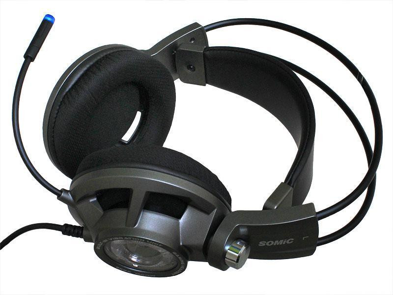 Гарнітура Somic G955 Black (9590010254) ( чорний/сріблястий ) Харків - фото 3