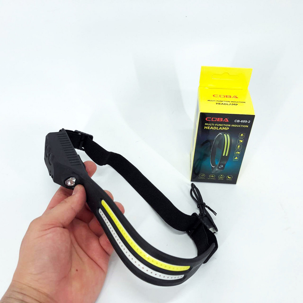 Ліхтар на голову для туристів, Налобний світлодіодний ліхтар для нічних прогулянок LA-62 Львів - фото 8