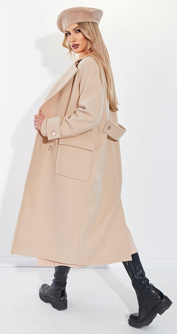 Чорне пальто (46) Київ - фото 2