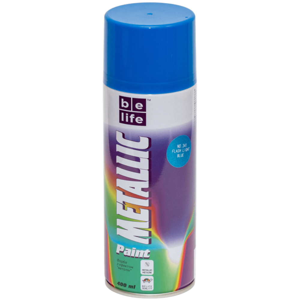 Belife краска №341 голубая металлик 400 мл Харьков - изображение 5